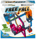ThinkFun - 76548 - Free Fall - Schwerkraft auf einem neuen Level! Logikspiel für Mädchen und Jungen ab 8 Jahren. Von den Machern von Gravity Maze.