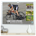 Sonne in den Speichen - Faszination Rennrad (hochwertiger Premium Wandkalender 2024 DIN A2 quer), Kunstdruck in Hochglanz