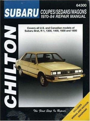 Chilton Automotive Books / Chilton. Subaru Coupes, Sedans, and Wagons, 1970-84. Cengage Learning, 1996.