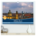 München - Facetten einer Stadt (hochwertiger Premium Wandkalender 2024 DIN A2 quer), Kunstdruck in Hochglanz