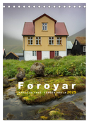 Føroyar - Faroe Islands - Färöer Inseln (Tischkalender 2025 DIN A5 hoch), CALVENDO Monatskalender