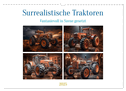 Surrealistische Traktoren (Wandkalender 2025 DIN A3 quer), CALVENDO Monatskalender