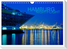 HAMBURG - NIGHTFLIGHT (Wandkalender 2024 DIN A4 quer), CALVENDO Monatskalender