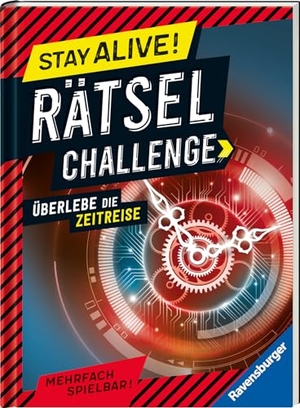 Scheller, Anne. Ravensburger Stay alive! Rätsel-Challenge - Überlebe die Zeitreise - Rätselbuch für Gaming-Fans ab 8 Jahren. Ravensburger Verlag, 2024.