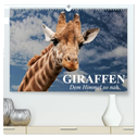 Giraffen. Dem Himmel so nah (hochwertiger Premium Wandkalender 2025 DIN A2 quer), Kunstdruck in Hochglanz