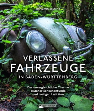 Seyfang, Benjamin. Verlassene Fahrzeuge in Baden-Württemberg - Der unvergleichliche Charme seltener Scheunenfunde und rostiger Raritäten. Silberburg Verlag, 2024.