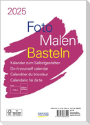 Foto-Malen-Basteln Bastelkalender A5 weiß 2025