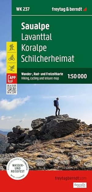 Freytag & Berndt (Hrsg.). freytag & berndt Wanderkarte Saualpe, Region Lavanttal - Koralpe - Region Schilcherland 1:50.000 - mit Infoguide. Freytag + Berndt, 2026.