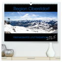 Region Oberstdorf - Kleinwalsertal und Nebelhorn (hochwertiger Premium Wandkalender 2025 DIN A2 quer), Kunstdruck in Hochglanz