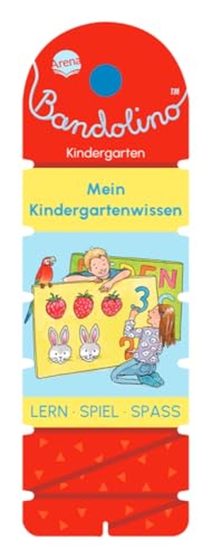 Barnhusen, Friederike. Bandolino. Mein Kindergartenwissen - Lernspiel mit Lösungskontrolle für Kinder ab 4 Jahren. Arena Verlag GmbH, 2024.