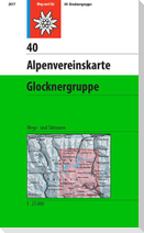 DAV Alpenvereinskarte 40 Glocknergruppe 1 : 25 000