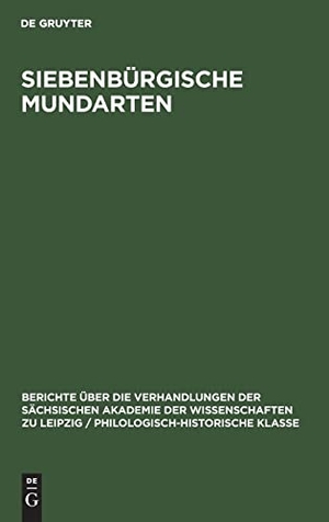 Siebenbürgische Mundarten. De Gruyter, 1960.