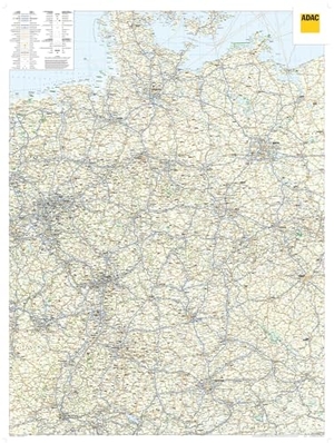 Deutschland - plano in Hülse - 1:650000. ADAC, 2019.