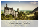 Schlösser und Gärten Süddeutschland (Wandkalender 2024 DIN A2 quer), CALVENDO Monatskalender