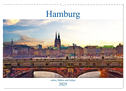 Hamburg sehen, fühlen und lieben (Wandkalender 2025 DIN A3 quer), CALVENDO Monatskalender