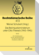 Das Reichsjustizministerium unter Otto Thierack (1943¿1945)