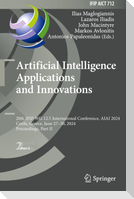 Artificial Intelligence Applications and Innovations