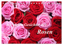 Die vielen Gesichter der Rosen (Tischkalender 2025 DIN A5 quer), CALVENDO Monatskalender
