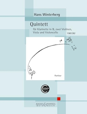 Quintett für Klarinette, 2 Violinen, Viola und Violoncello. Partitur - Klarinette, zwei Violinen, Viola, und Violoncello. Boosey + Hawkes, 2026.
