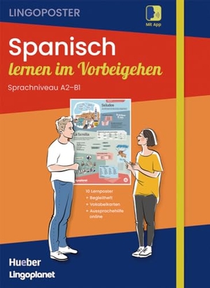 Delius Fine Books GmbH (Hrsg.). Lingoposter: Spanisch lernen im Vorbeigehen - 10 Lernposter / Paket: Sprachposter + Vokabelkarten + Begleitheft + App. Hueber Verlag GmbH, 2023.
