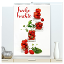 Freche Früchte (hochwertiger Premium Wandkalender 2024 DIN A2 hoch), Kunstdruck in Hochglanz