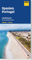 ADAC Länderkarte Spanien, Portugal 1:750.000