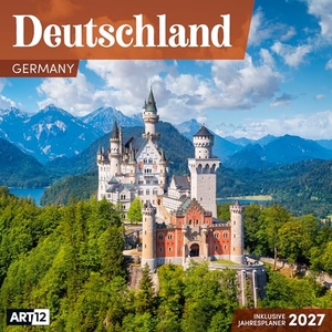 Ackermann Kunstverlag GmbH. Deutschland Kalender 2027 - 30x30 - Art12 - Stilsicherer Landschaftskalender im schlanken Hochformat (aufgeklappt 30x60 cm) | zum Eintragen. Ackermann Kunstverlag, 2026.