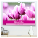 Blaumohn - Ein Blütentraum in lila (hochwertiger Premium Wandkalender 2024 DIN A2 quer), Kunstdruck in Hochglanz