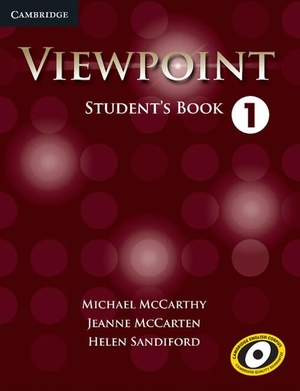 Mccarthy, Michael / Mccarten, Jeanne et al. Viewpoint Level 1 Student's Book. Cambridge University Press, 2012.