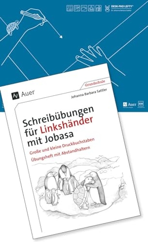 Sattler, Johanna Barbara. Schreibübungen für Linkshänder mit Jobasa - Große und kleine Druckbuchstaben Übungsheft (1. Klasse). Auer Verlag i.d.AAP LW, 2021.