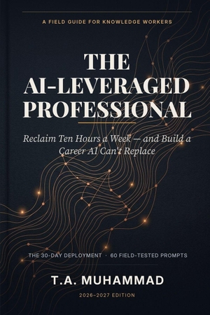 Muhammad / Muhammad. The AI-Leveraged Professional - A Field Guide to Reclaiming Ten Hours a Week - and Building a Career AI Can't Replace. Independently published, 2026.