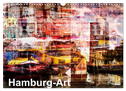 Hamburg-Art (Wandkalender 2024 DIN A3 quer), CALVENDO Monatskalender