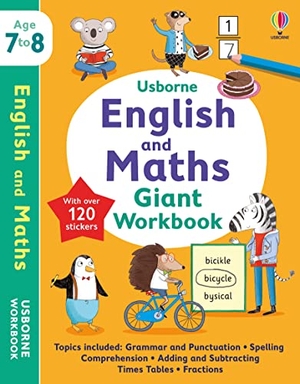 Bathie, Holly / Jane Bingham. Usborne English and Maths Giant Workbook 7-8. Usborne Publishing  IWUK, 2022.