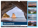 Neuseeland - Eine fotografische Rundreise von Nord nach Süd (Wandkalender 2024 DIN A3 quer), CALVENDO Monatskalender