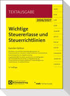 Wichtige Steuererlasse und Steuerrichtlinien