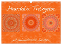 Mandala Trilogien (Wandkalender 2025 DIN A3 quer), CALVENDO Monatskalender