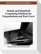 Mobile and Handheld Computing Solutions for Organizations and End-Users