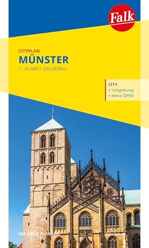 Falk Cityplan Münster 1:20.000. Mairdumont, 2024.