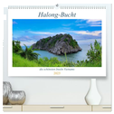 Halong-Bucht - die schönsten Inseln Vietnams (hochwertiger Premium Wandkalender 2025 DIN A2 quer), Kunstdruck in Hochglanz