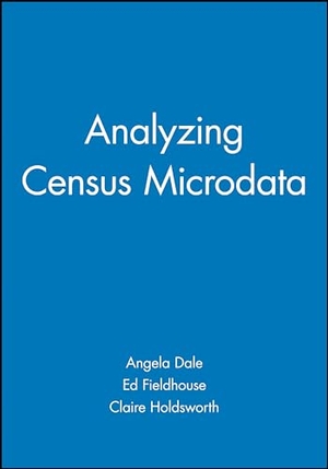 Dale. Analyzing Census Microdata. John Wiley & Sons, 2009.