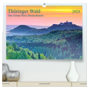 Thüringer Wald Das Grüne Herz Deutschlands (hochwertiger Premium Wandkalender 2024 DIN A2 quer), Kunstdruck in Hochglanz