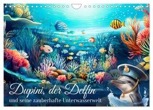 Löwer, Sabine. Dupini, der Delfin, und seine zauberhafte Unterwasserwelt (Wandkalender 2024 DIN A4 quer), CALVENDO Monatskalender - Entdeckungsreise unter Wasser. Calvendo, 2023.