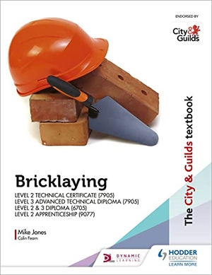 Jones, Mike. The City & Guilds Textbook: Bricklaying for the Level 2 Technical Certificate & Level 3 Advanced Technical Diploma (7905), Level 2 & 3 Diploma (6705) and Level 2 Apprenticeship (9077). Hachette Learning, 2019.