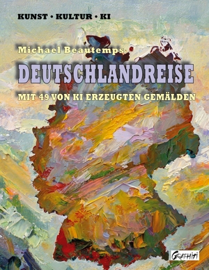 Beautemps, Michael. Deutschlandreise - Mit 49 von KI erzeugten Gemälden. Books on Demand, 2024.