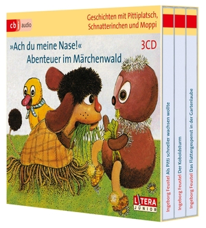 Feustel, Ingeborg. Abenteuer im Märchenwald. 3 CDs. cbj audio, 2002.