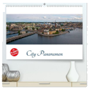 City - Panoramen (hochwertiger Premium Wandkalender 2025 DIN A2 quer), Kunstdruck in Hochglanz