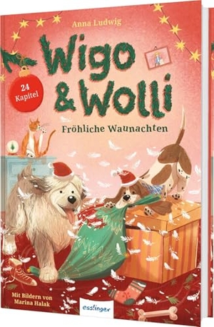 Ludwig, Anna. Wigo und Wolli - Fröhliche Waunachten! - Tierisch witziges Adventskalenderbuch zum Vorlesen ab 5 Jahren. Perfekt für Hundefans!. Esslinger Verlag, 2026.