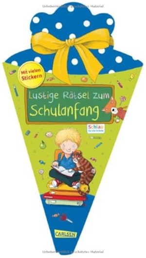 Mildner, Christine. Schlau für die Schule: Lustige Rätsel zum Schulanfang (Schultüte blau) - Rätselspaß und viele Sticker. Carlsen Verlag GmbH, 2026.