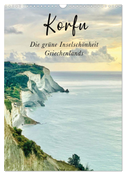 Korfu - Die grüne Inselschönheit Griechenlands (Wandkalender 2025 DIN A3 hoch), CALVENDO Monatskalender
