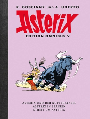 Goscinny, René / Albert Uderzo. Asterix Edition Omnibus V - Die Werkausgabe mit Leinenrücken. Asterix und der Kupferkessel - Asterix in Spanien - Streit um Asterix. Egmont Comic Collection, 2026.
